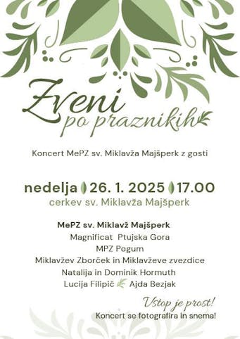 KONCERT MePZ SV. MIKLAVŽA MAJŠPERK Z GOSTI